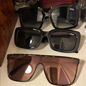 SOLD ON ANOTHER WEBSITE
Quay Australia Black and Brown Sunglasses Trio